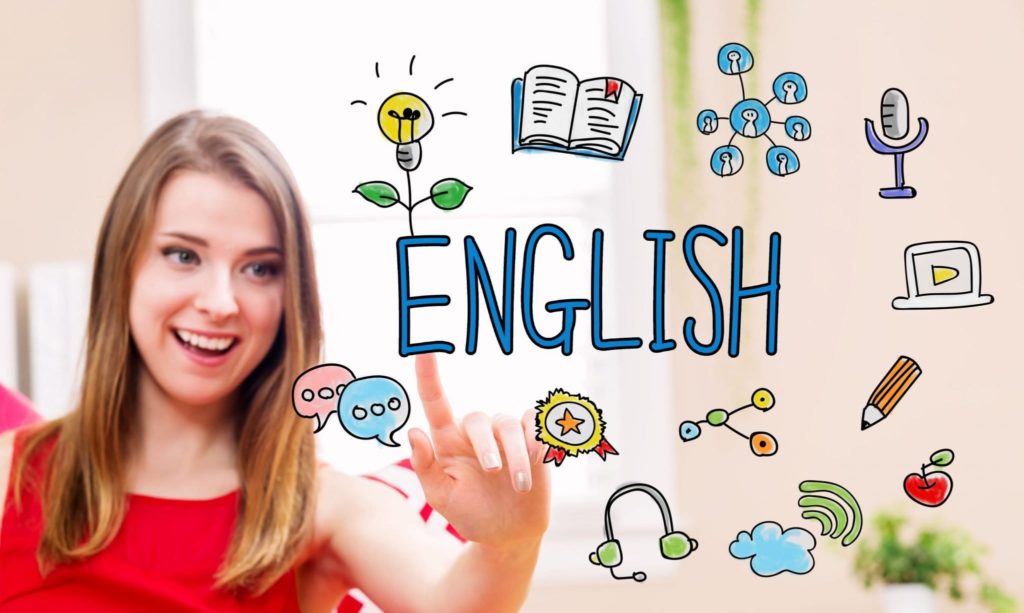 GIRL SMILING SHOWING ENGLISH FOR ENGLISH TUTORING SERVICE IN NORTH AND WEST VANCOUVER