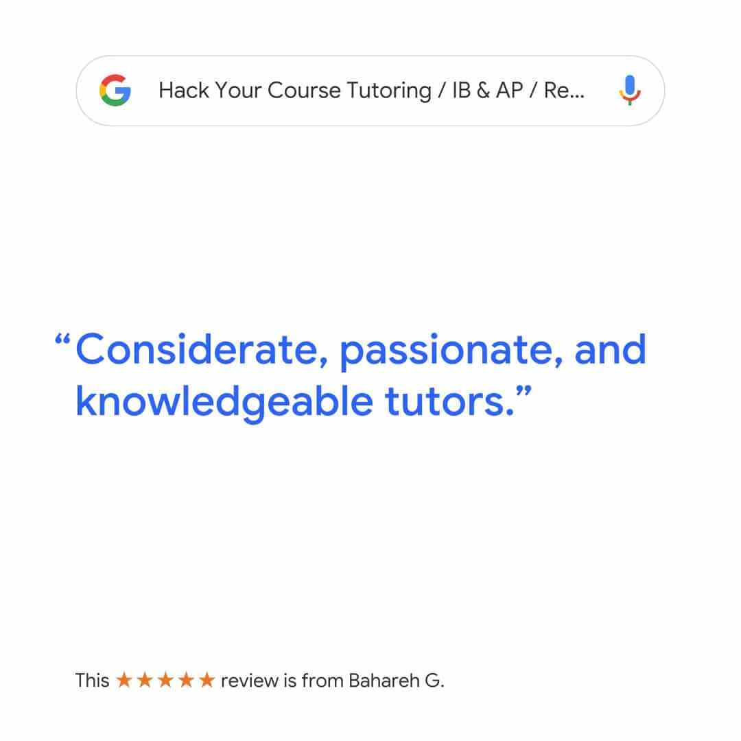 REVIEW FOR HACK YOUR COURSE TUTORING SERVICE ONLINE AND IN-HOME MATH & ENGLISH TUTORING