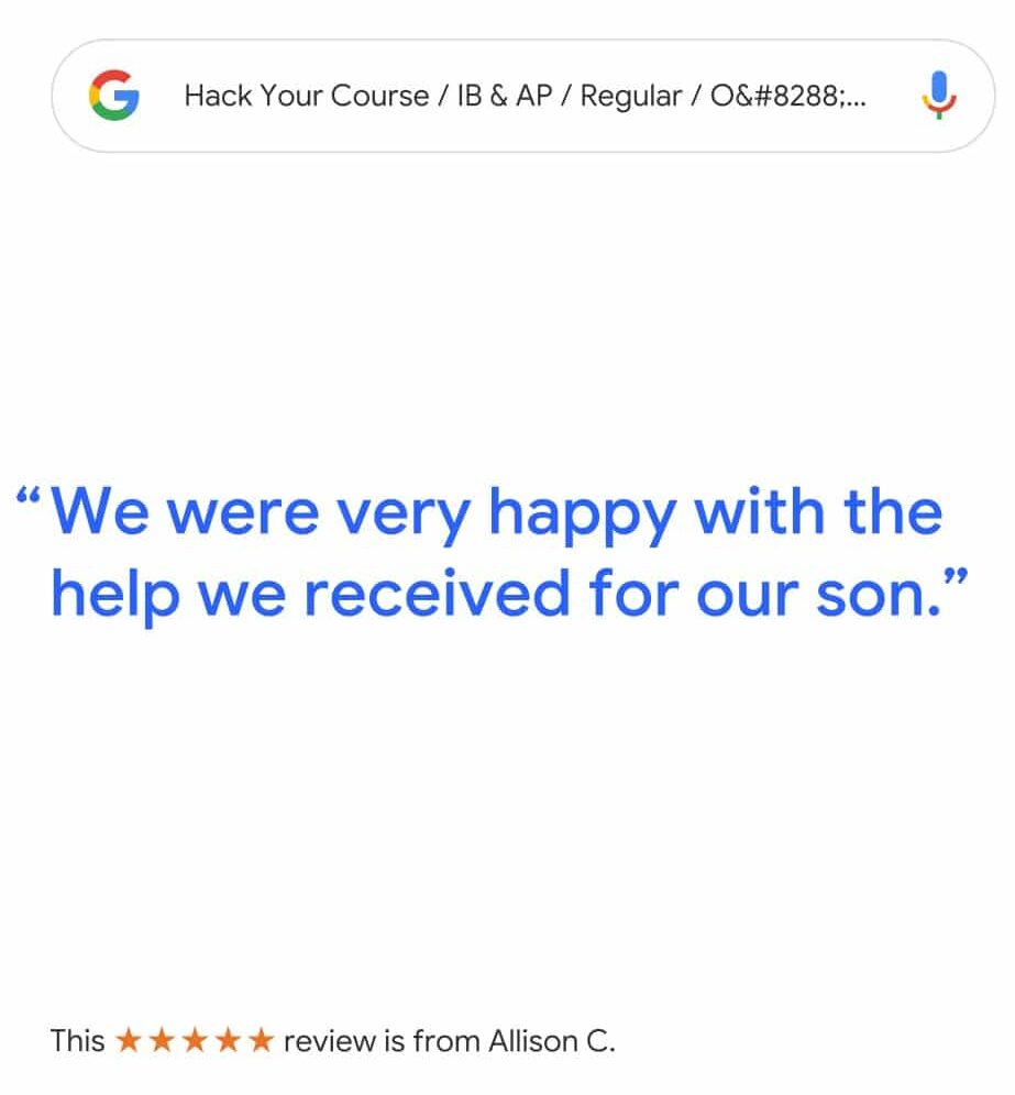REVIEW FOR SPANISH TUTORING AND FRENCH TUTORING IN HACK YOUR COURSE